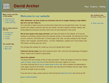 Tablet Screenshot of david-archer-maps.co.uk